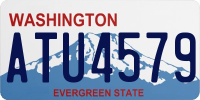 WA license plate ATU4579
