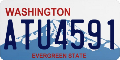 WA license plate ATU4591