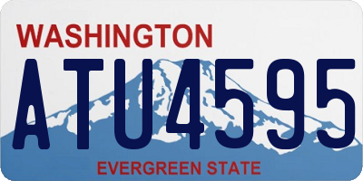 WA license plate ATU4595