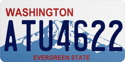 WA license plate ATU4622