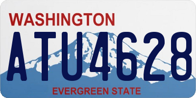 WA license plate ATU4628