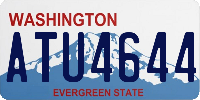 WA license plate ATU4644