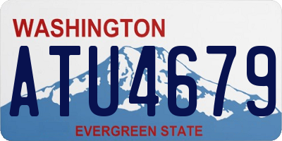 WA license plate ATU4679