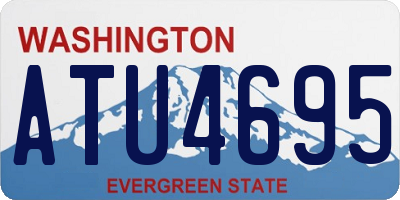 WA license plate ATU4695