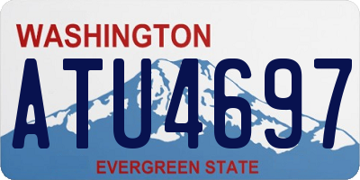 WA license plate ATU4697