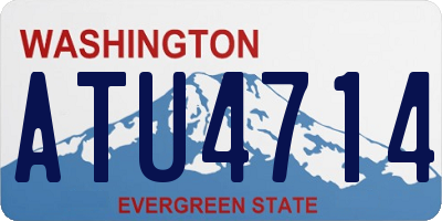 WA license plate ATU4714
