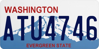 WA license plate ATU4746
