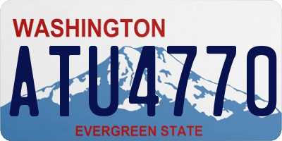 WA license plate ATU4770