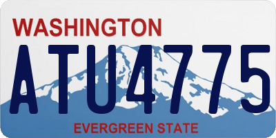 WA license plate ATU4775