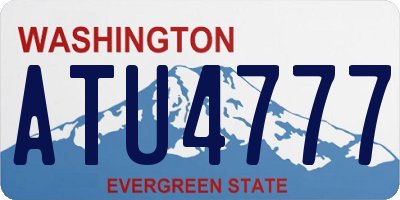 WA license plate ATU4777
