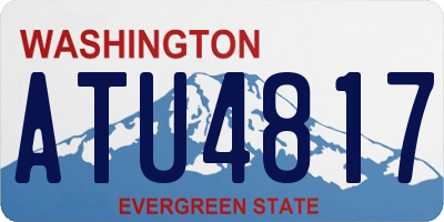WA license plate ATU4817