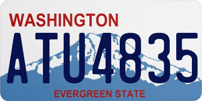 WA license plate ATU4835