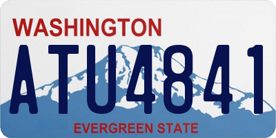 WA license plate ATU4841