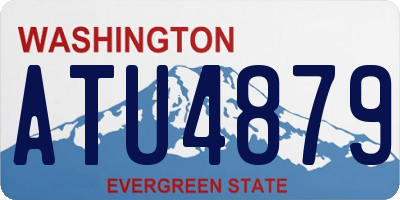 WA license plate ATU4879