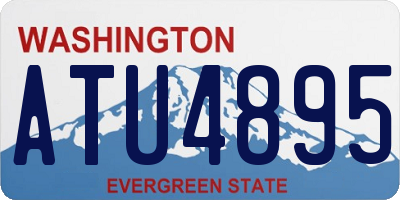 WA license plate ATU4895