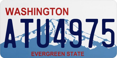 WA license plate ATU4975