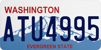 WA license plate ATU4995