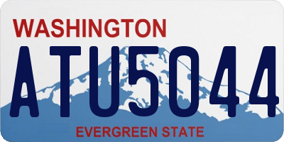 WA license plate ATU5044