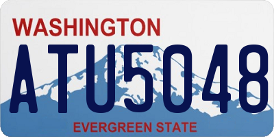 WA license plate ATU5048