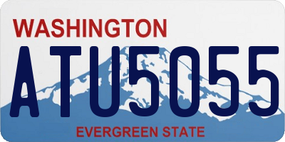 WA license plate ATU5055