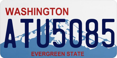 WA license plate ATU5085