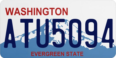 WA license plate ATU5094