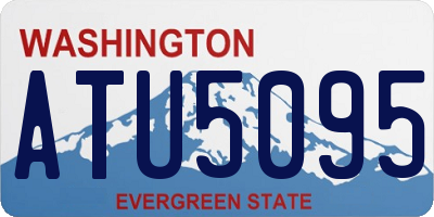 WA license plate ATU5095