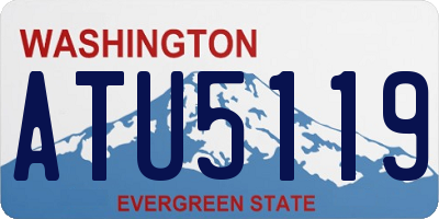 WA license plate ATU5119
