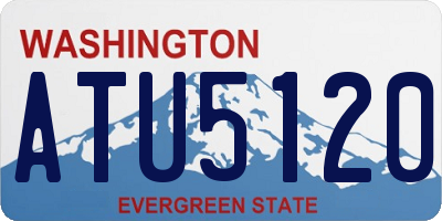 WA license plate ATU5120