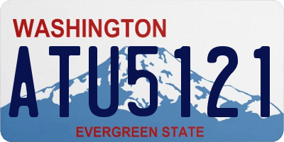 WA license plate ATU5121