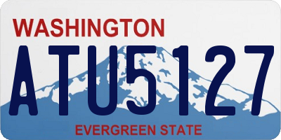 WA license plate ATU5127