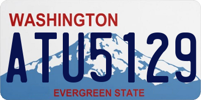 WA license plate ATU5129