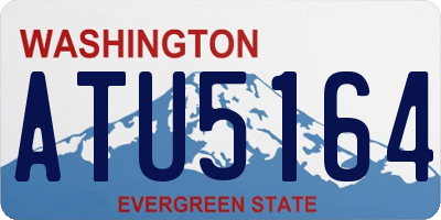 WA license plate ATU5164