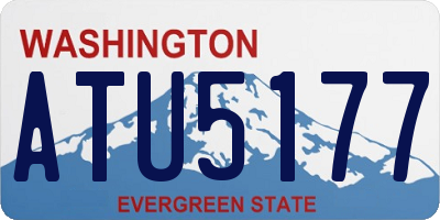 WA license plate ATU5177