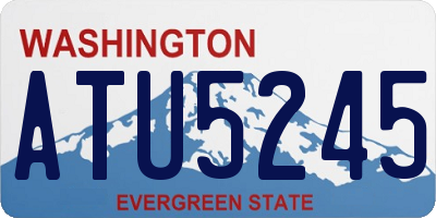WA license plate ATU5245