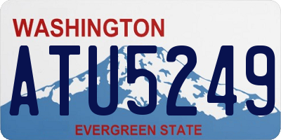 WA license plate ATU5249