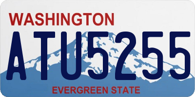 WA license plate ATU5255