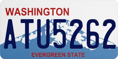 WA license plate ATU5262