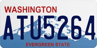 WA license plate ATU5264