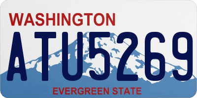 WA license plate ATU5269