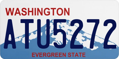 WA license plate ATU5272