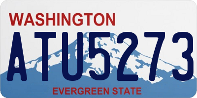 WA license plate ATU5273
