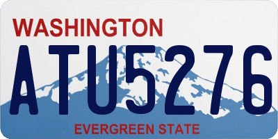 WA license plate ATU5276
