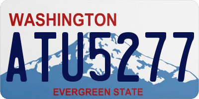 WA license plate ATU5277