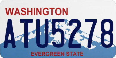 WA license plate ATU5278