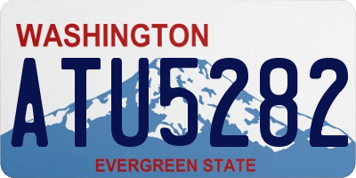 WA license plate ATU5282