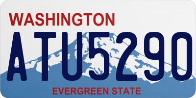 WA license plate ATU5290