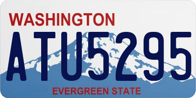 WA license plate ATU5295