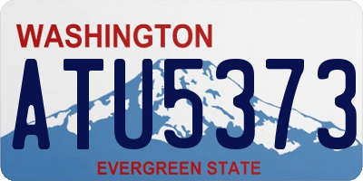 WA license plate ATU5373