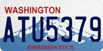 WA license plate ATU5379